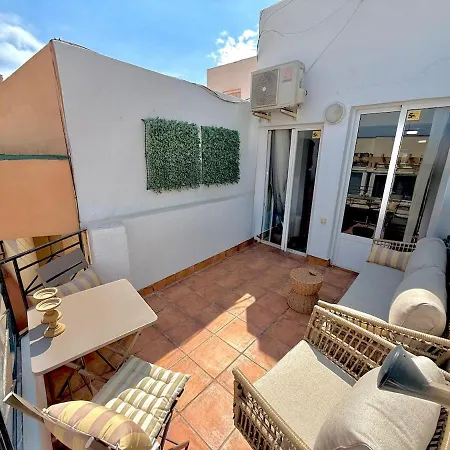Atico 4 Con Terraza En Centro, Casco Historico Con Aire Acondicionado Y Wifi Almería